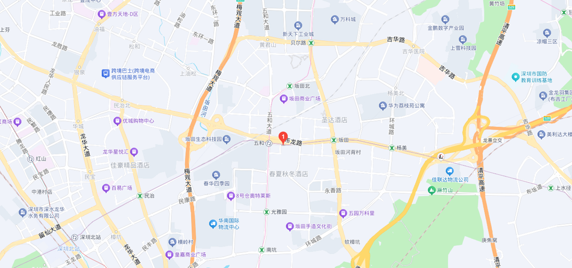 深圳知行致远电子商务有限公司百度地图位置